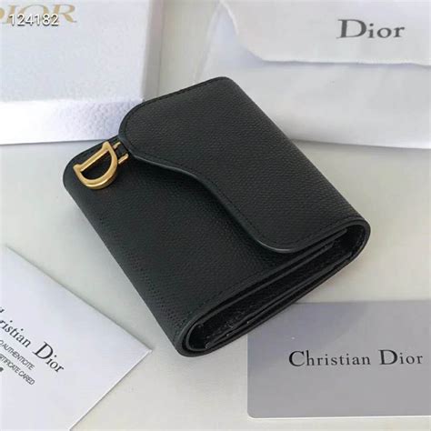 dior small saddle flap card holder|lady Dior flap card holder.